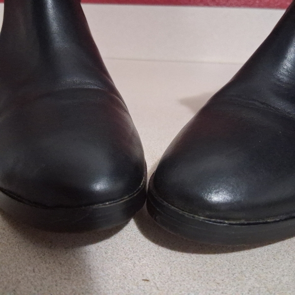 Lauren By Ralph Lauren Damara Leather Ankle Boots Size 7.5B - Picture 3 of 12